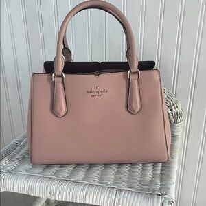 Kate Spade Pink Satchel small tippy triple